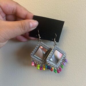 Silver Oxidized Earrings